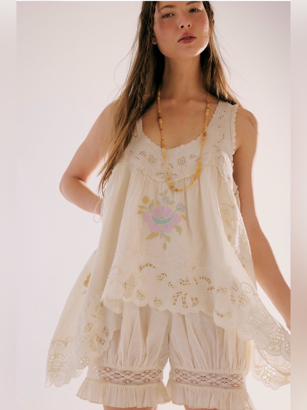 Free People Eye Catcher Bloomsie Romper